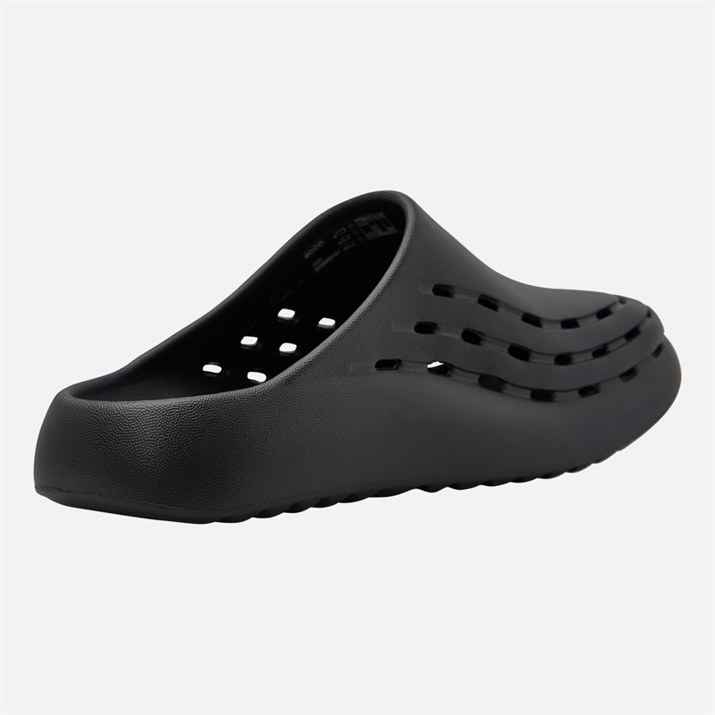 ECCO Womens Cozmo Sliders Black