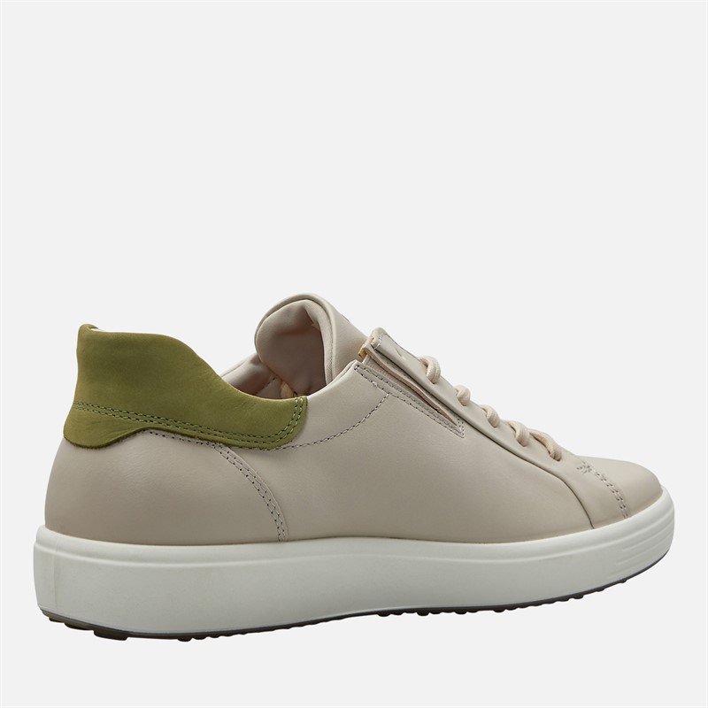 ECCO Mens Easy Slip Lace Trainers Grey/Olive
