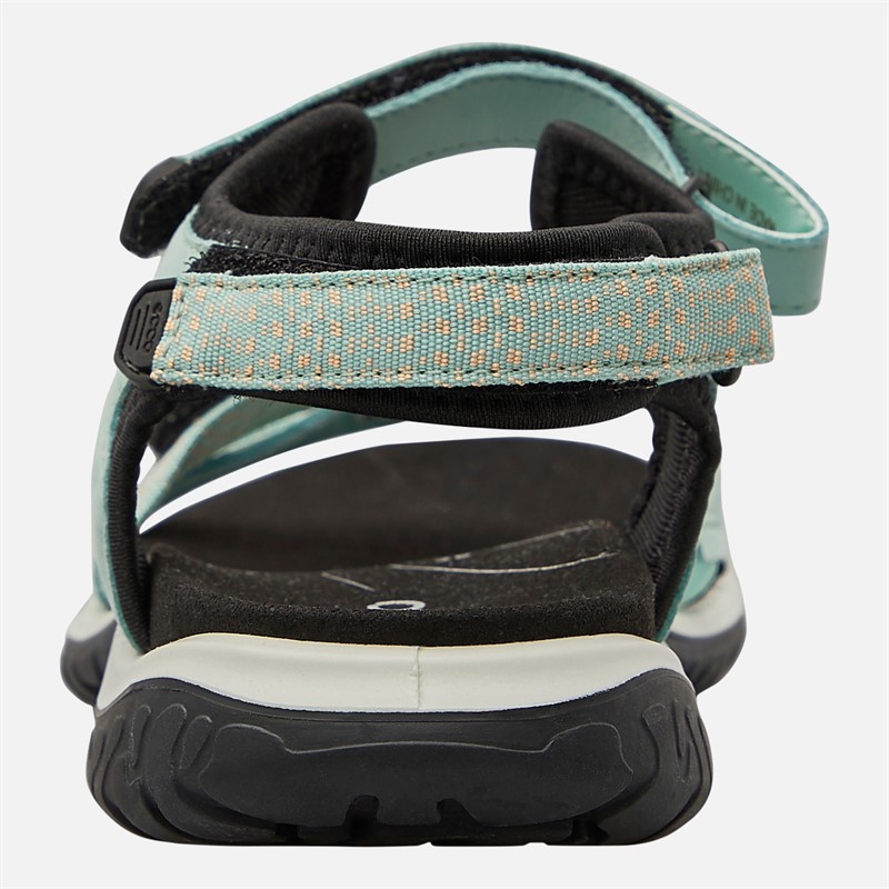 ECCO Womens Offroad Roam Leather Walking Sandals Emerald