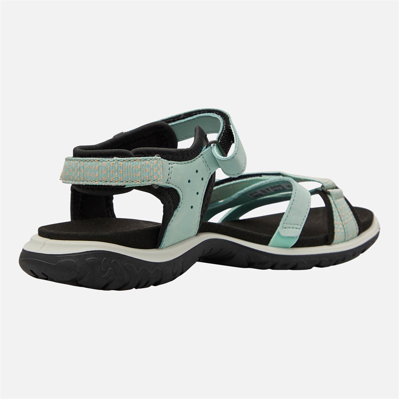 ECCO Womens Offroad Roam Leather Walking Sandals Emerald