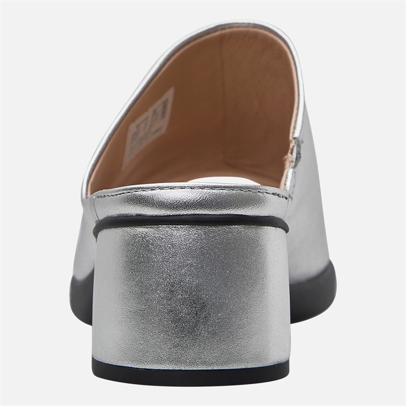 ECCO Womens Sculpted LX 35 Heeled Open Toe Sandals Silver