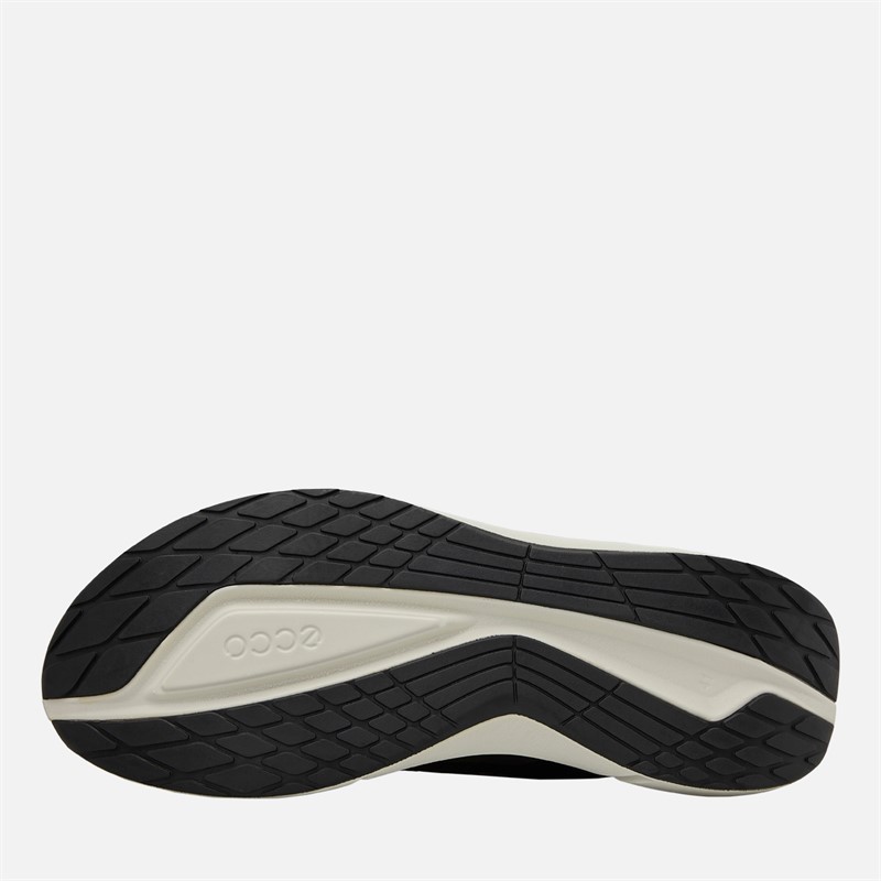 ECCO Mens Biom 2.2 Leather/Suede Trainers Black