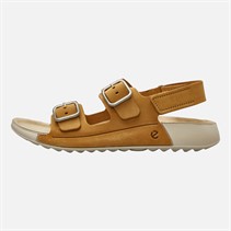 ECCO Womens Cozmo Ankle Strap Sandals Brown