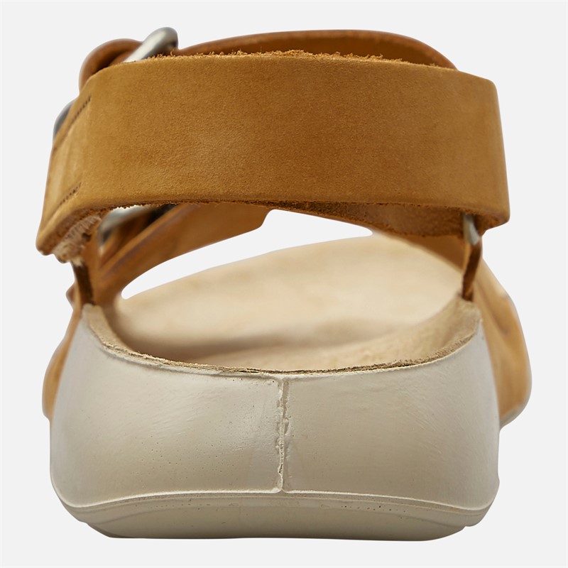 ECCO Womens Cozmo Ankle Strap Sandals Brown