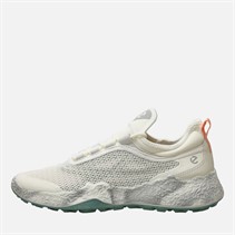 ECCO Womens Golf Biom H5 Shoes White/Sedum Green