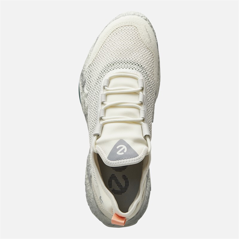 ECCO Womens Golf Biom H5 Shoes White/Sedum Green