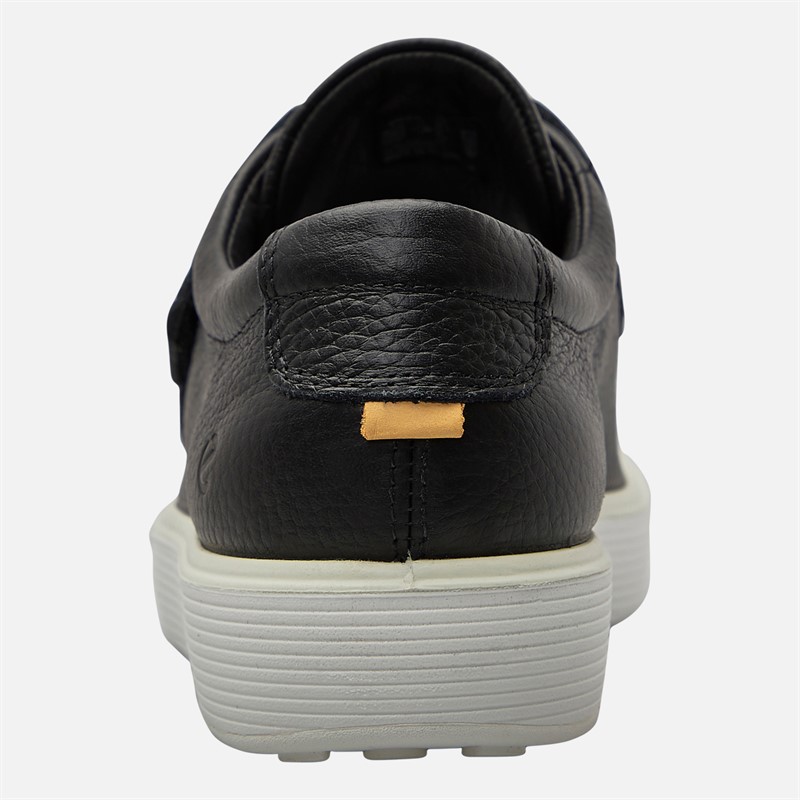 ECCO Womens Soft 60 Leather Slip On Trainers Black