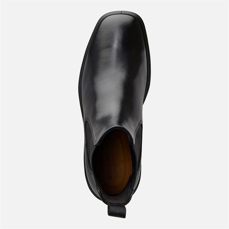 ECCO Mens Helsinki 2 Leather Chelsea Boots Black
