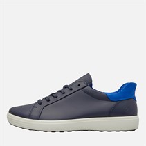ECCO Mens Easy Slip Lace Trainers Navy/Blue