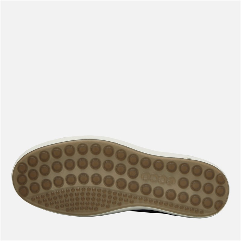 ECCO Mens Easy Slip Lace Trainers Navy/Blue