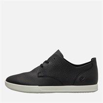 ECCO Mens Leisure Derby Shoes Black/White