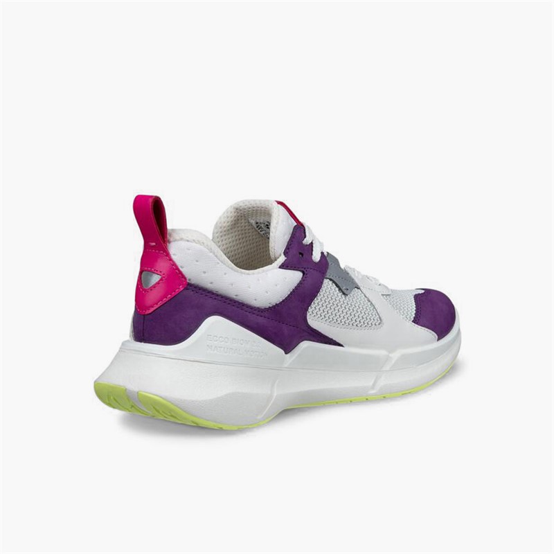 ECCO Womens Biom 2.2 Trainers Imperial Purple/White/Shadow White