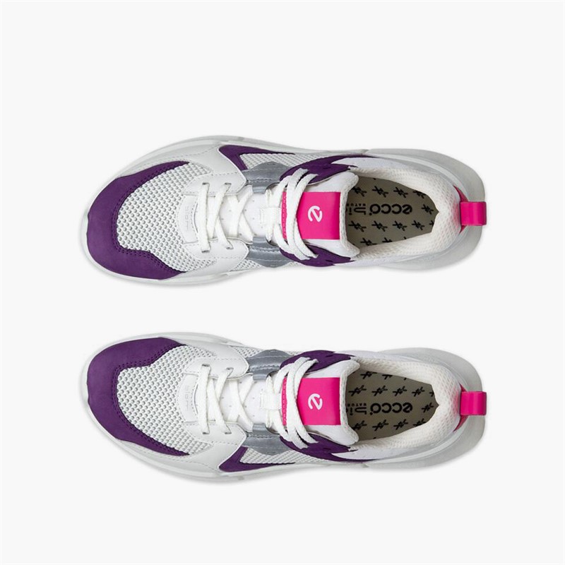 ECCO Womens Biom 2.2 Trainers Imperial Purple/White/Shadow White