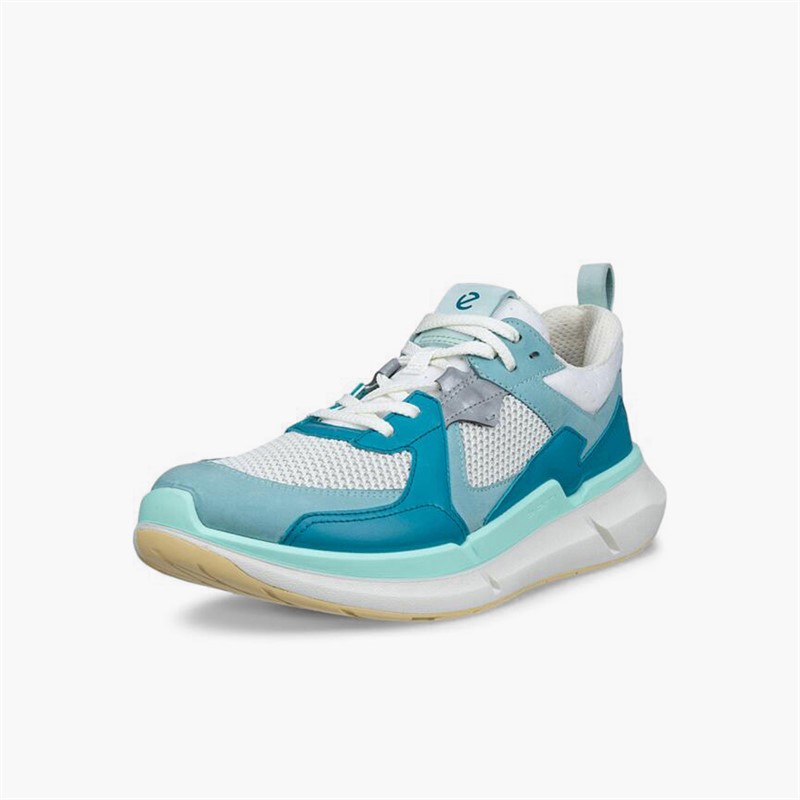 ECCO Womens Biom 2.2 Trainers Aquatic/Pagoda Blue/Shadow White