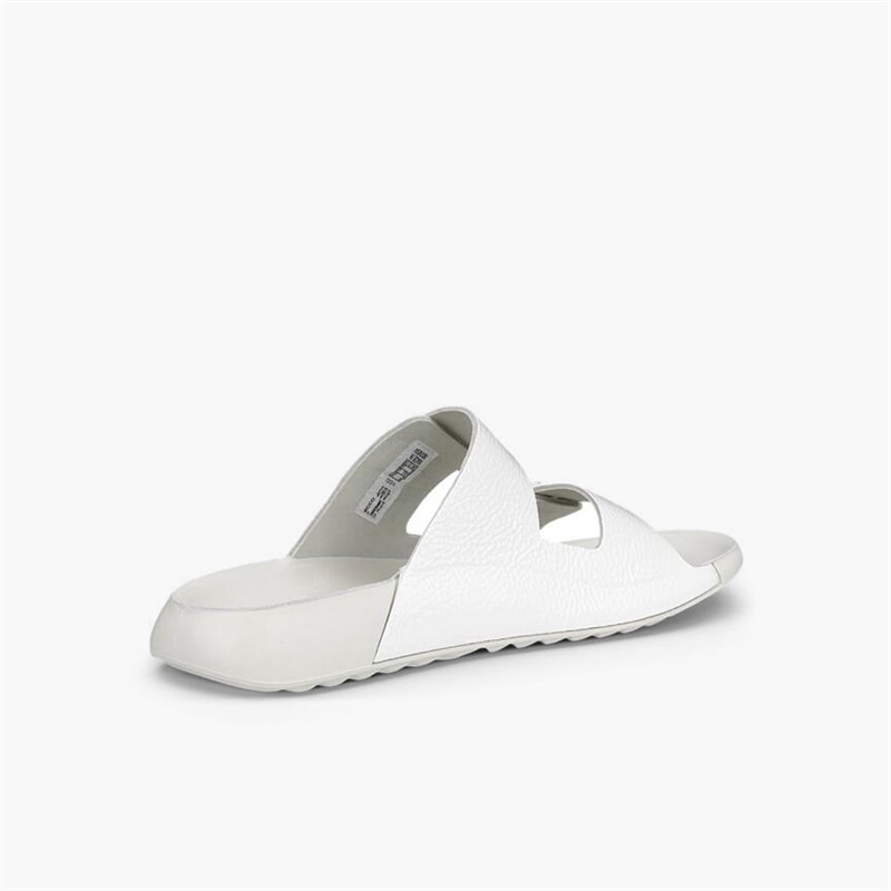ECCO Damen Cozmo Zwei Riemen Sandalen Bright White