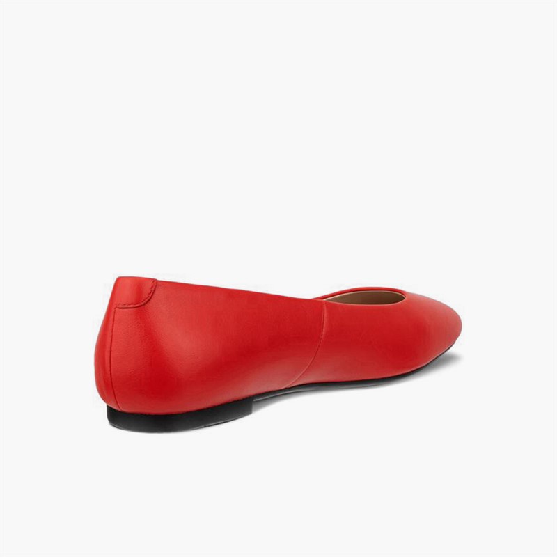 ECCO Dame Margot Ballerina Pumps Scarlet