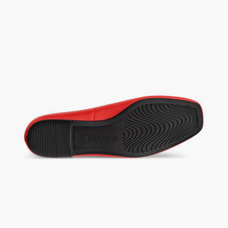 ECCO Dame Margot Ballerina Pumps Scarlet
