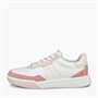 ECCO Womens Street Court Leather Trainers Old Rose/White/Rose Dust