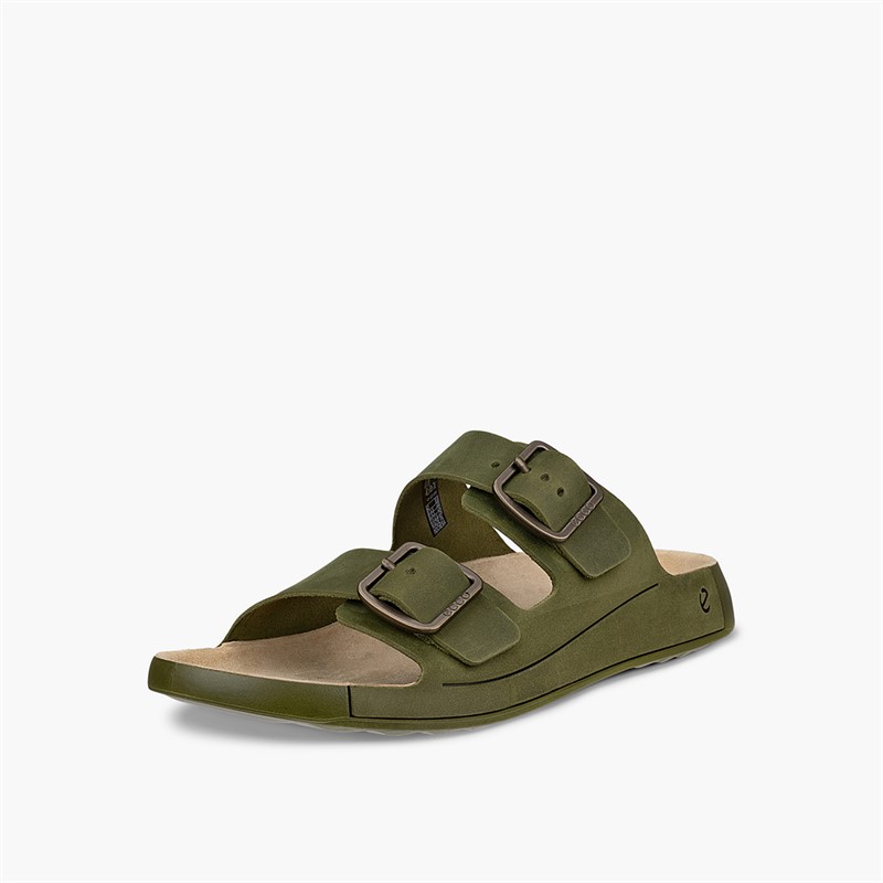 ECCO Herren Cozmo Zwei Schnallen Sandalen Acorn