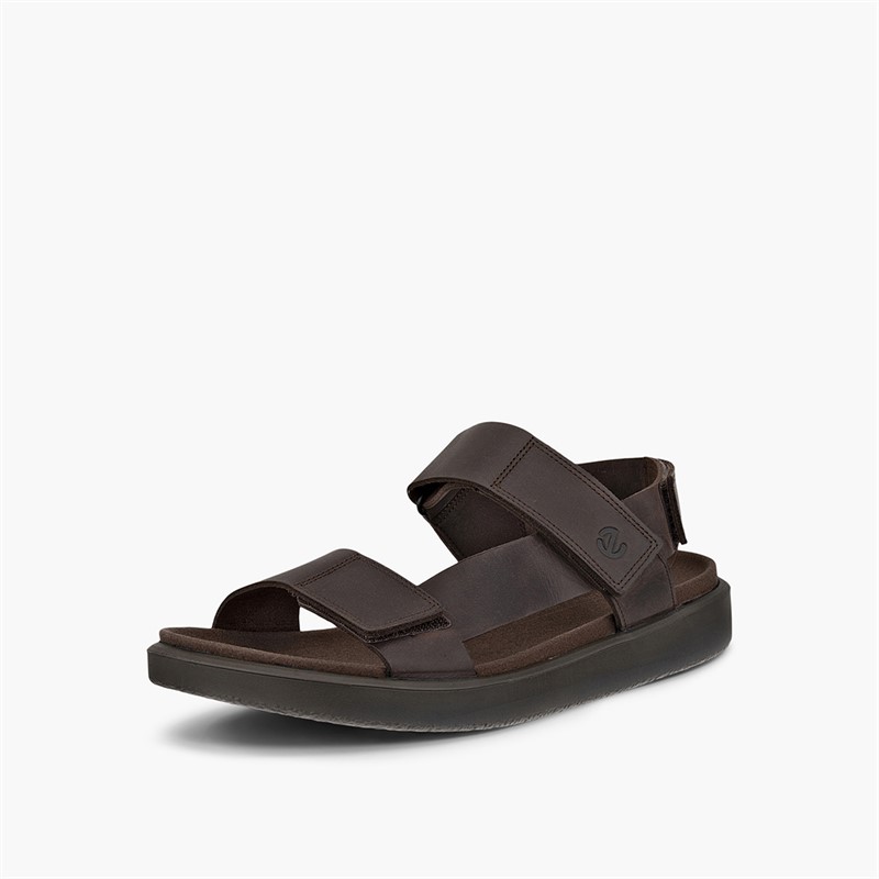 ECCO Herren Flowt Knöchelriemen Sandalen Coffee