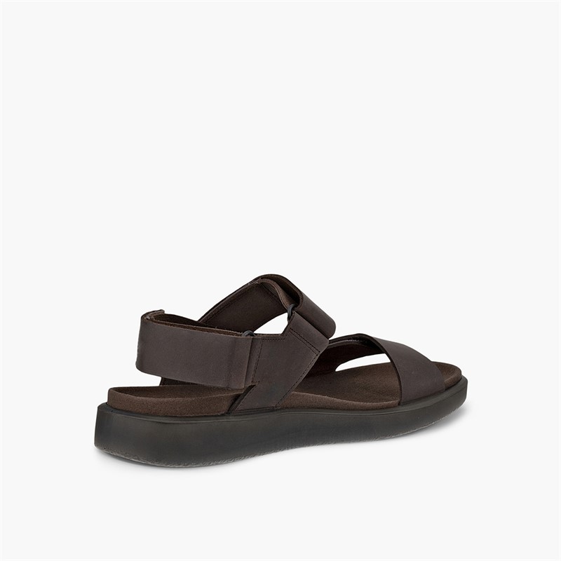ECCO Herren Flowt Knöchelriemen Sandalen Coffee