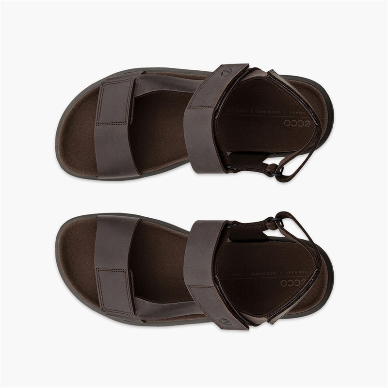 ECCO Herren Flowt Knöchelriemen Sandalen Coffee
