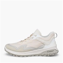 ECCO Damen ULT TRN Nubuk Wasserdicht Wandern Turnschuhe Gravel/Limestone/Shadow White