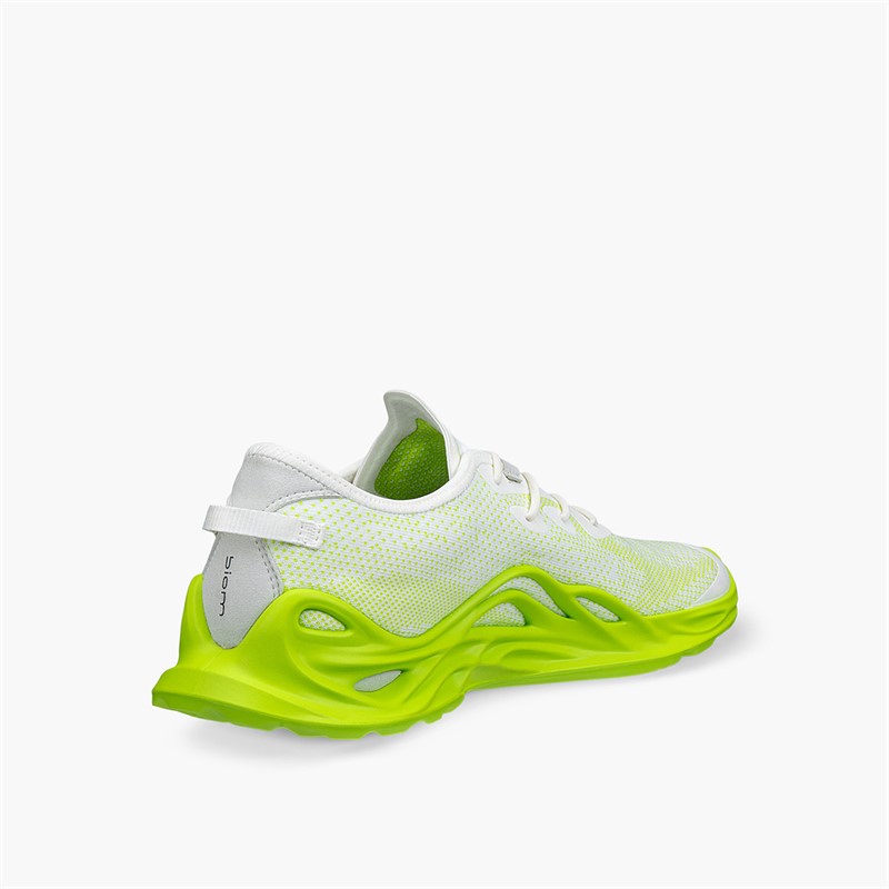 ECCO Herren Biom Infinite Turnschuhe Bright White/Lime Punch