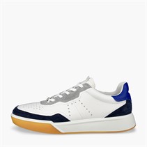 ECCO Mens Street Court Trainers Marine/White/Virtual