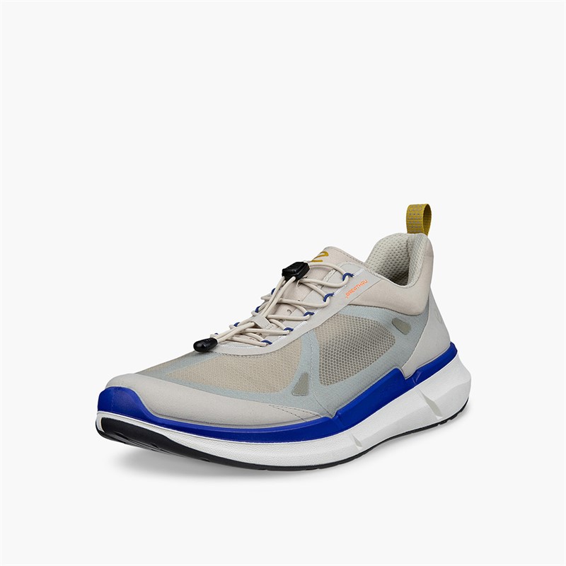 ECCO Herren Biom 2.2 Speedlace Trainer Gravel/Blue Bell/Virtual