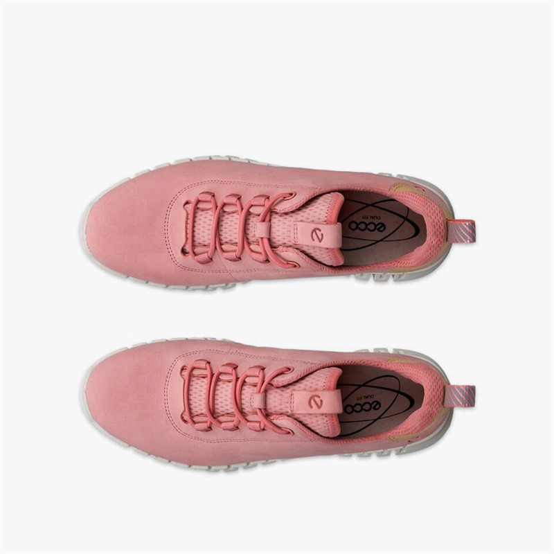 ECCO Womens Gruuv Trainers Old Rose/Powder