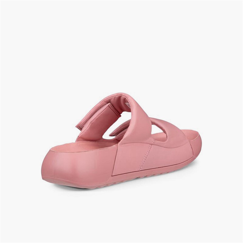 ECCO Damen Cozmo Leder Dual Riemen Sandalen Old Rose