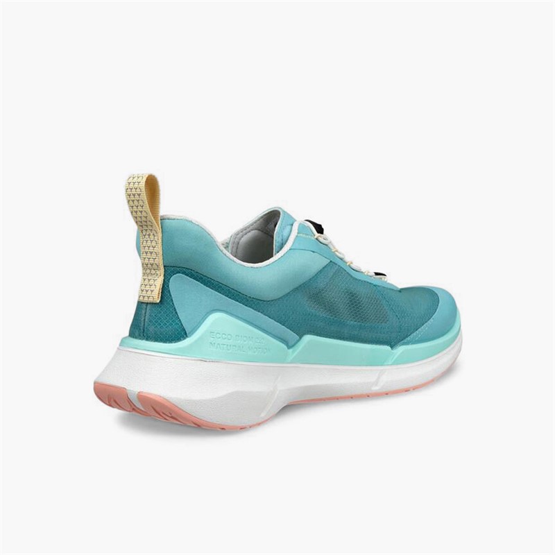 ECCO Womens Biom 2.2 Breathru Speedlace Trainers Aquatic/Pagoda Blue/Aquatic