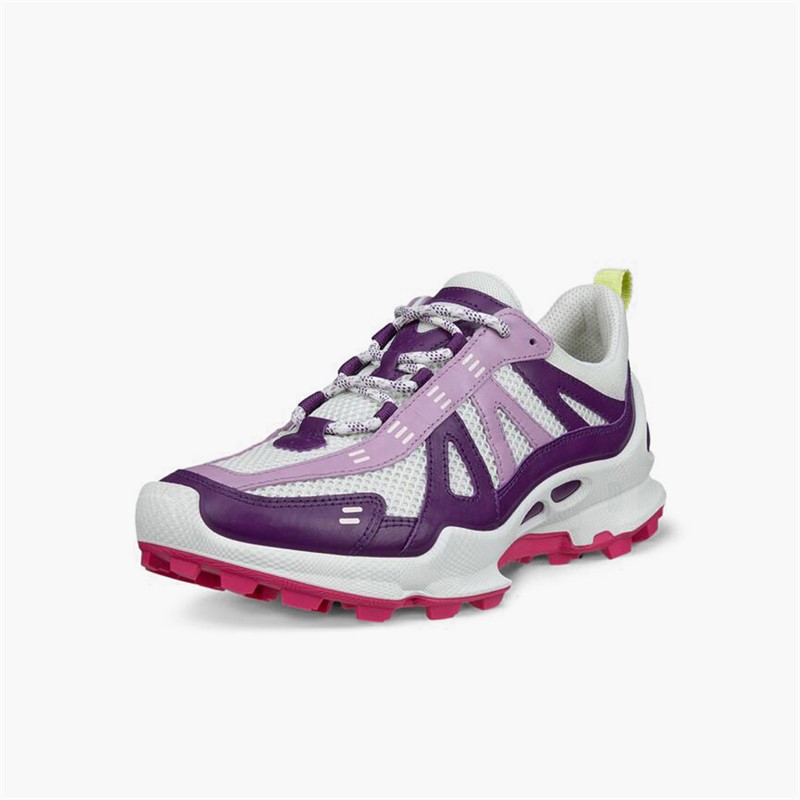 ECCO Womens Biom C Trail Trainers Imperial Purple/Lavender Mist/White