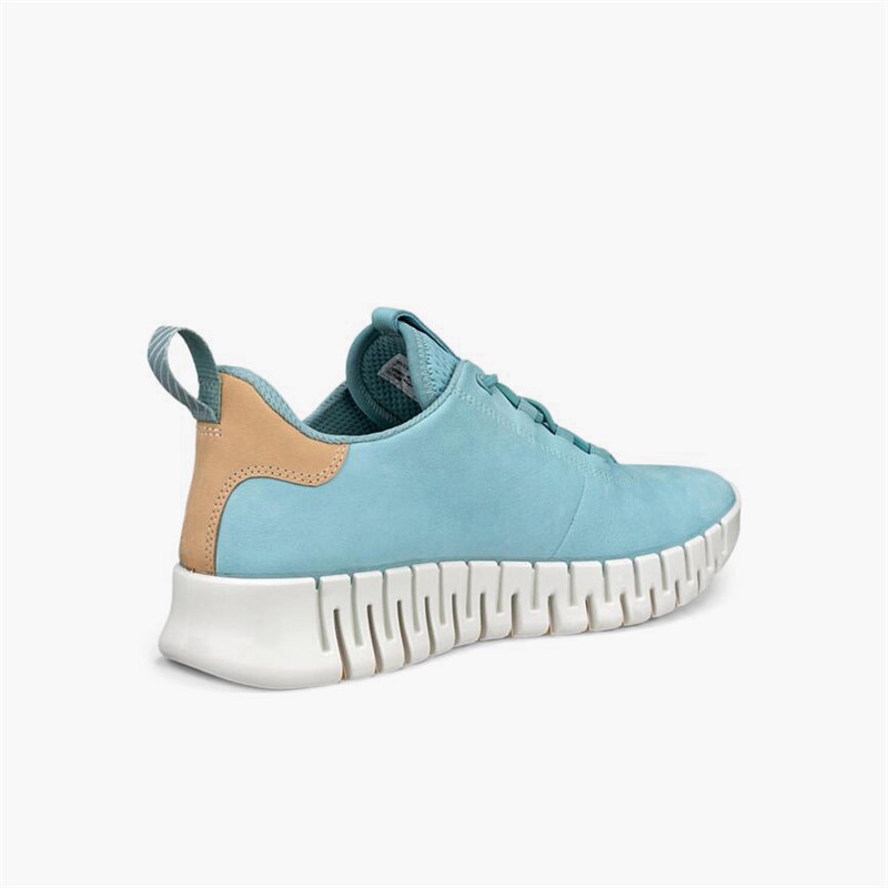 ECCO Womens Gruuv Trainers Aquatic/Powder