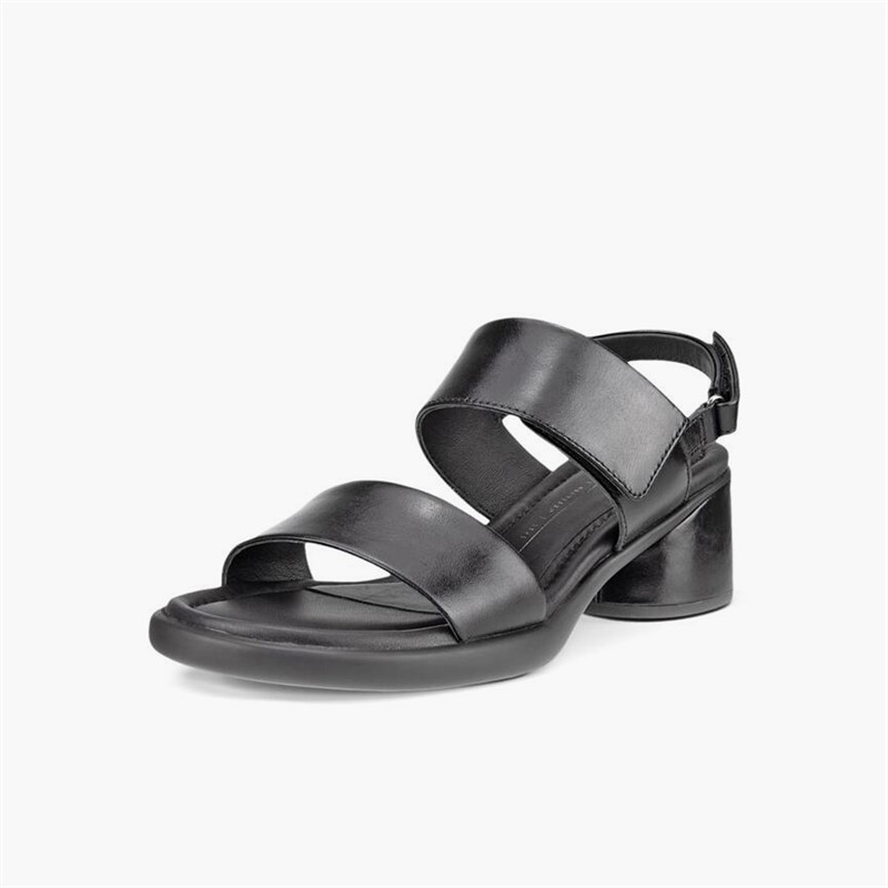 ECCO Damen Sculpted LX Leder Sandalen mit Absatz Schwarz
