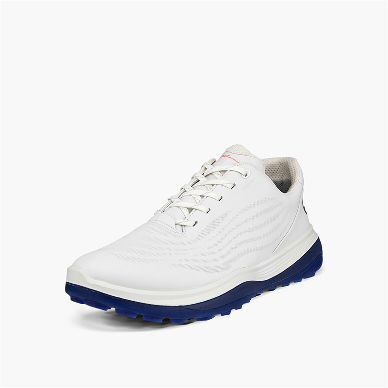 ECCO Herren LT1 Golf Schuhe Weiß