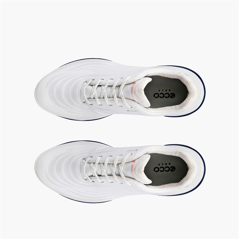 ECCO Herren LT1 Golf Schuhe Weiß