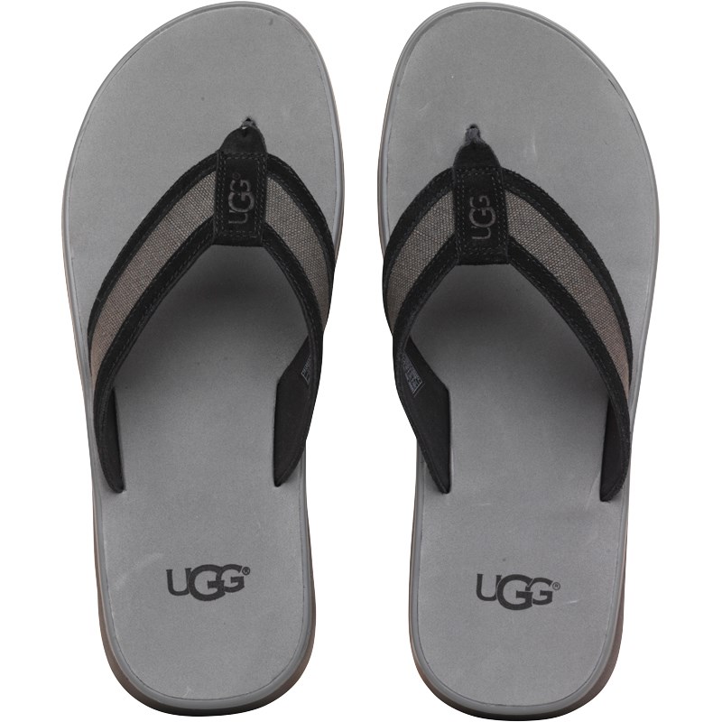 Buy UGG Australia Mens Makohe Flip Flops Black