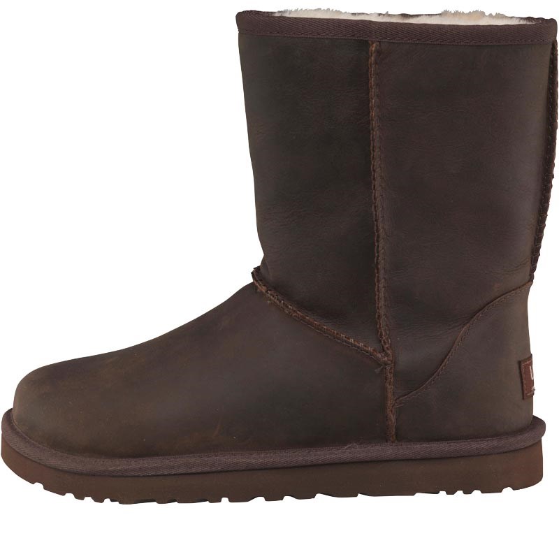 Buy UGG Womens Classic Short Leather Boots Brownstone UGG Womens Classic Short Leather Boots Brownstone