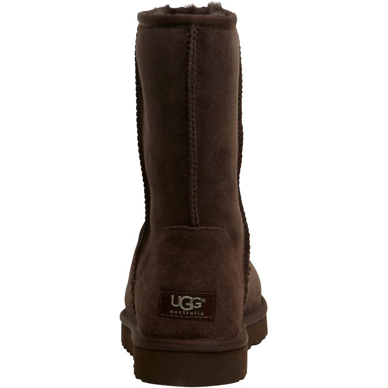 ugg classic short chocolate womens