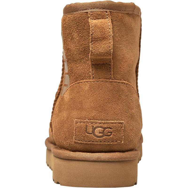 ugg women's classic mini rubber logo boot
