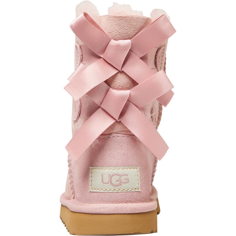 Buy UGG Infant Bailey Bow II Boots Pink Crystal