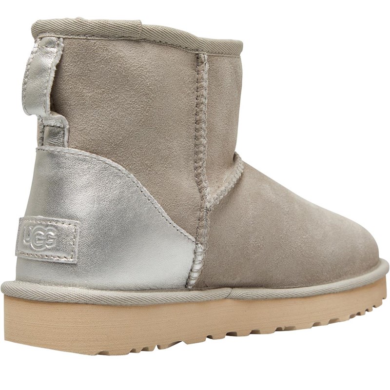 Grey metallic shop ugg boots