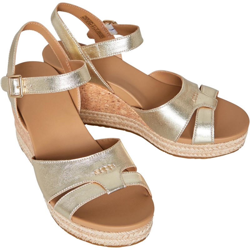 Ugg store gold sandals