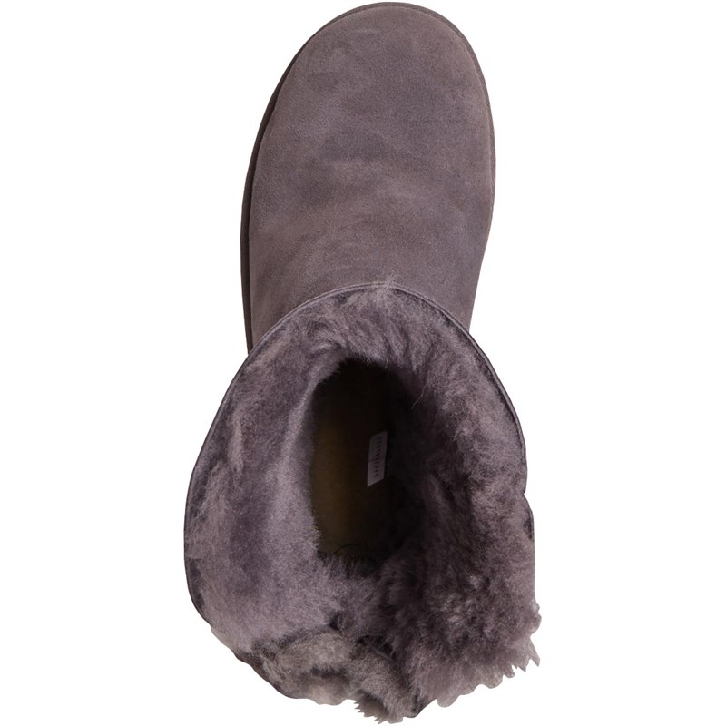 UGG Womens Classic Shorts Cuffed Bow Boots Nightfall