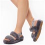 UGG Pantoufles Oh Yeah Femme Gris