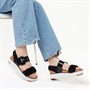 UGG Dames Le Fluff Sandalen Zwart