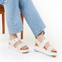 UGG Sandales Le Fluff Femme Crème