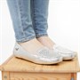 UGG Dames Bev Instappers Metallic Zilver